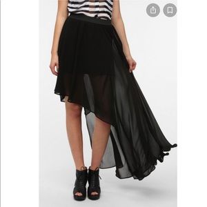 Silence and noise high low skirt